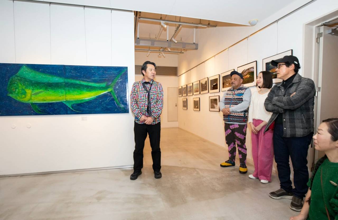 まるで宝石の様な魚の絵（O Dourado do mar)